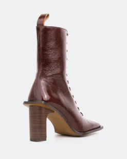 Women L'INTERVALLE Adaline Chestnut Leather