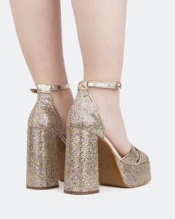 Women L'INTERVALLE Agua Multi Sequins/Pail.Multi