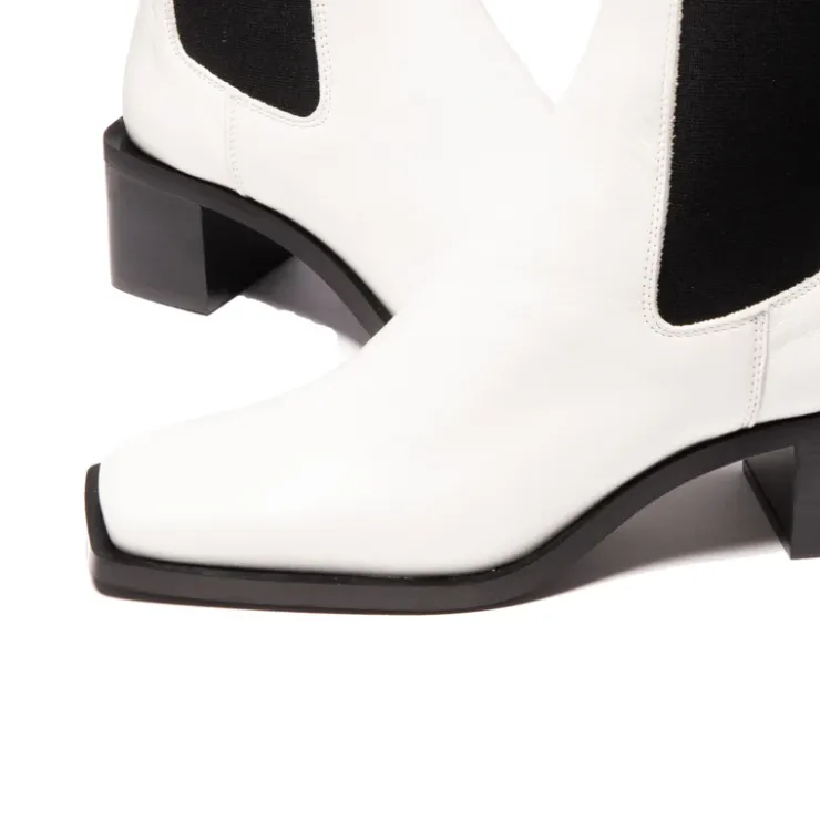 Women L'INTERVALLE Albans White Leather