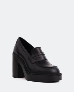 Women L'INTERVALLE Allington Black Leather