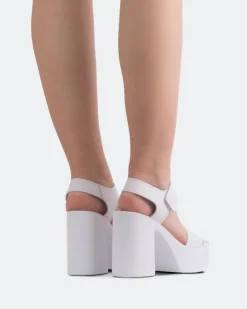 Women L'INTERVALLE Amical White Leather