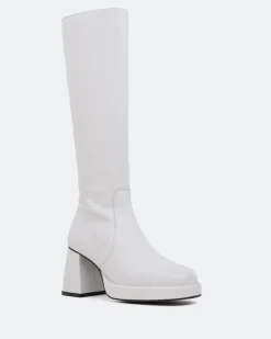 Women L'INTERVALLE Amiens White Leather