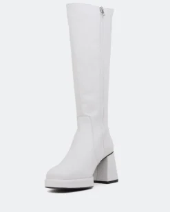 Women L'INTERVALLE Amiens White Leather