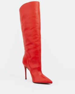 Women L'INTERVALLE Amina Red Leather