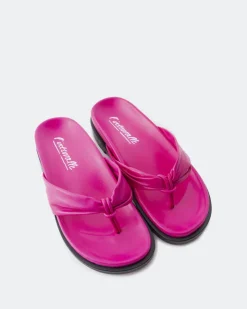 Women L'INTERVALLE Aminta Fuchsia Leather