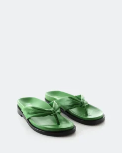 Women L'INTERVALLE Aminta Green Leather