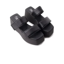 Women L'INTERVALLE Amore Black Leather