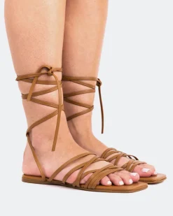 Women L'INTERVALLE Aperol Tan Leather