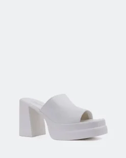 Women L'INTERVALLE Aprilia White Leather