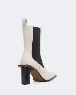 Women L'INTERVALLE Arlette Off White Leather