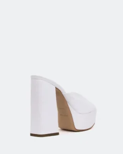 Women L'INTERVALLE Asador, White Leather/Cuir Blanc