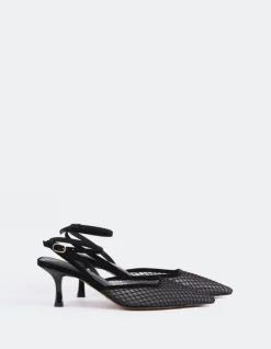 Women L'INTERVALLE Aster Black Mesh