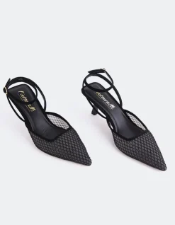 Women L'INTERVALLE Aster Black Mesh