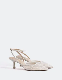 Women L'INTERVALLE Aster White Mesh