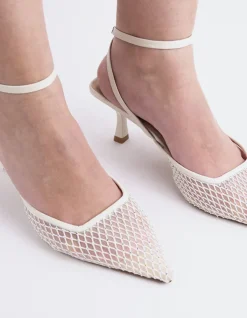 Women L'INTERVALLE Aster White Mesh