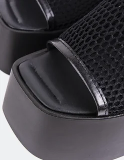 Women L'INTERVALLE Authentic Black Crochet
