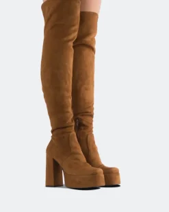 Women L'INTERVALLE Azalea Tan Suede