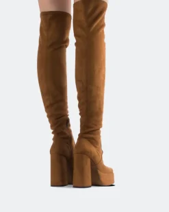 Women L'INTERVALLE Azalea Tan Suede