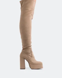 Women L'INTERVALLE Azalea Taupe Suede
