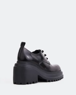 Women L'INTERVALLE Barmy Black Leather