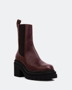 Women L'INTERVALLE Bastille Brown Leather