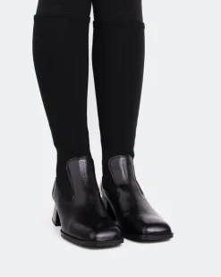 Women L'INTERVALLE Bayeux Black Knit Stretch