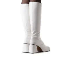 Women L'INTERVALLE Bayonne White Leather