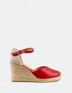 Women L'INTERVALLE Beatrice Red Leather