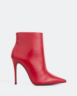 Women L'INTERVALLE Beauty Dark Red Leather
