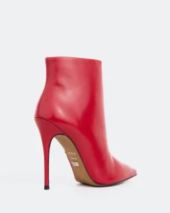 Women L'INTERVALLE Beauty Dark Red Leather
