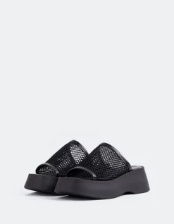 Women L'INTERVALLE Believe Black Crochet