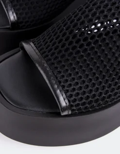 Women L'INTERVALLE Believe Black Crochet