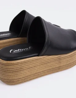 Women L'INTERVALLE Beluga Black Leather