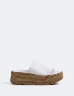 Women L'INTERVALLE Beluga White Leather