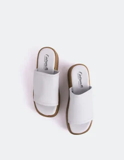 Women L'INTERVALLE Beluga White Leather