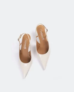 Women L'INTERVALLE Berkely Off White Patent
