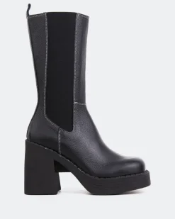 Women L'INTERVALLE Bexley Black Leather