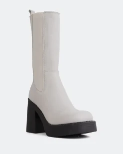 Women L'INTERVALLE Bexley Off White Leather