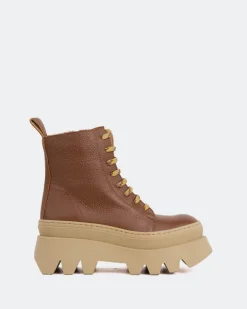 Women L'INTERVALLE Bianchi Camel Leather