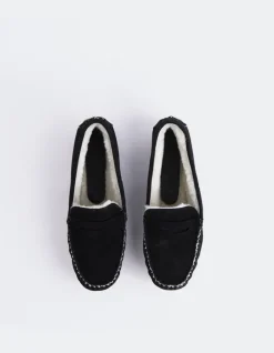 Women L'INTERVALLE Bobble Black Suede