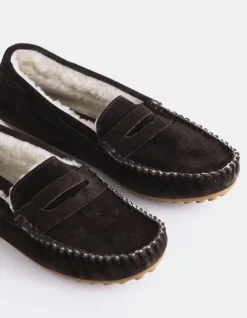 Women L'INTERVALLE Bobble Brown Suede