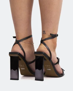 Women L'INTERVALLE Bonaparte Black Leather
