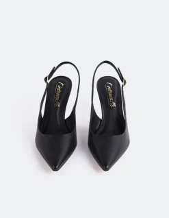 Women L'INTERVALLE Borage Black Leather