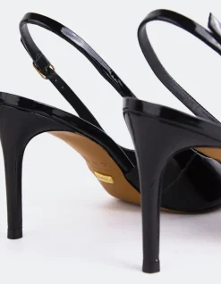 Women L'INTERVALLE Borage Black Patent