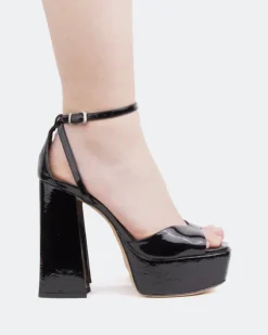 Women L'INTERVALLE Borago, Black Naplack/Naplack Noir