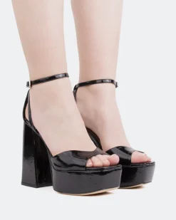 Women L'INTERVALLE Borago, Black Naplack/Naplack Noir