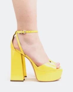 Women L'INTERVALLE Borago, Yellow Naplack/Naplack Jaune