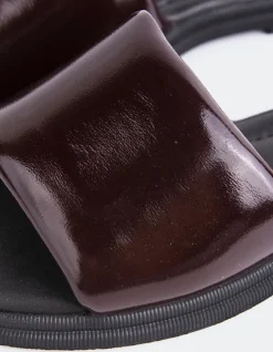 Women L'INTERVALLE Bosnia Burgundy Patent