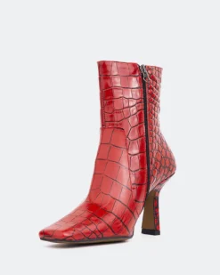 Women L'INTERVALLE Bourget Red Croco