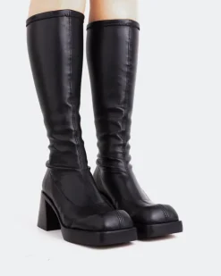 Women L'INTERVALLE Bourne Black Stretch
